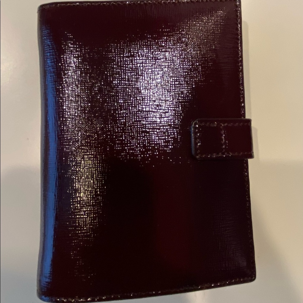 Nordstrom Lauren Leather Bifold Wallet in burgundy leather